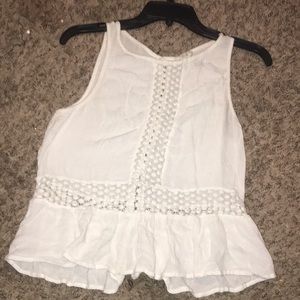 White tank top